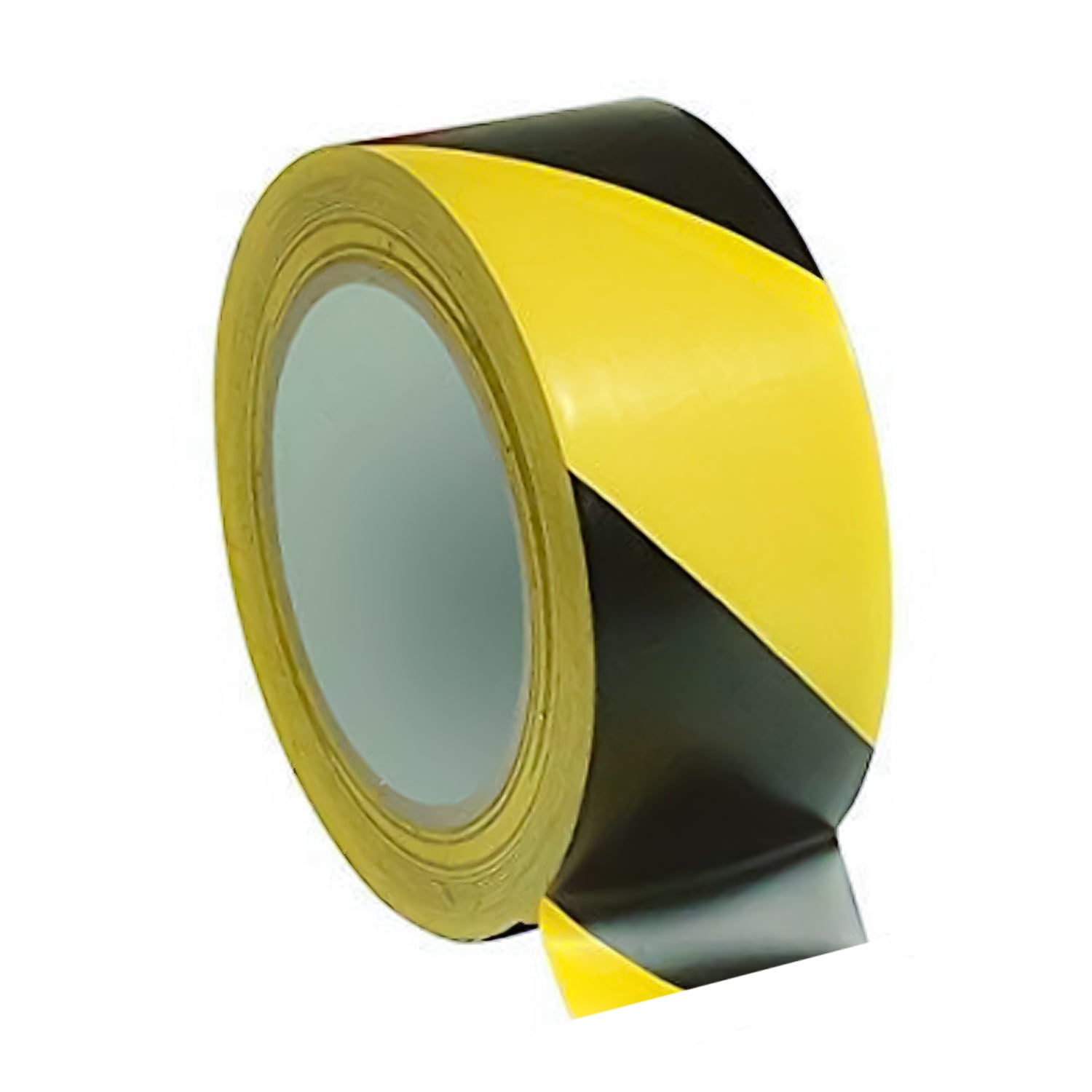 TRENDIKRAFT 2 inch X 15 meter Pack of 1 Floor Marking Self Adhesive Safety Caution Tape High-Visibility Tape Bright Color PVC Vinyl Tape in Yellow Black Zebra Design