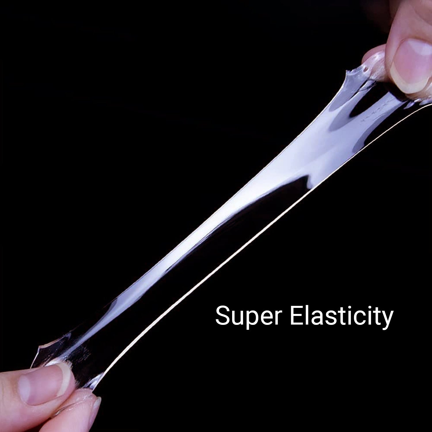 TRENDIKRAFT 1 inch x 3 meter Pack of 1 Double Sided Tape Traceless Self Adhesive Universal Transparent Strong Grip For Home Wall Balloon Tape Removable Reusable