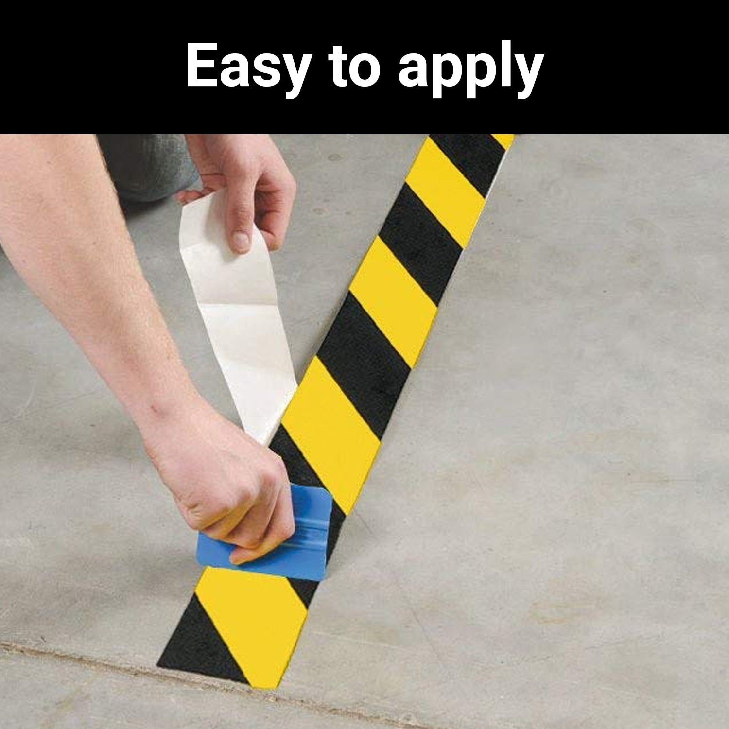 TRENDIKRAFT 2 inch X 15 meter Pack of 1 Floor Marking Self Adhesive Safety Caution Tape High-Visibility Tape Bright Color PVC Vinyl Tape in Yellow Black Zebra Design