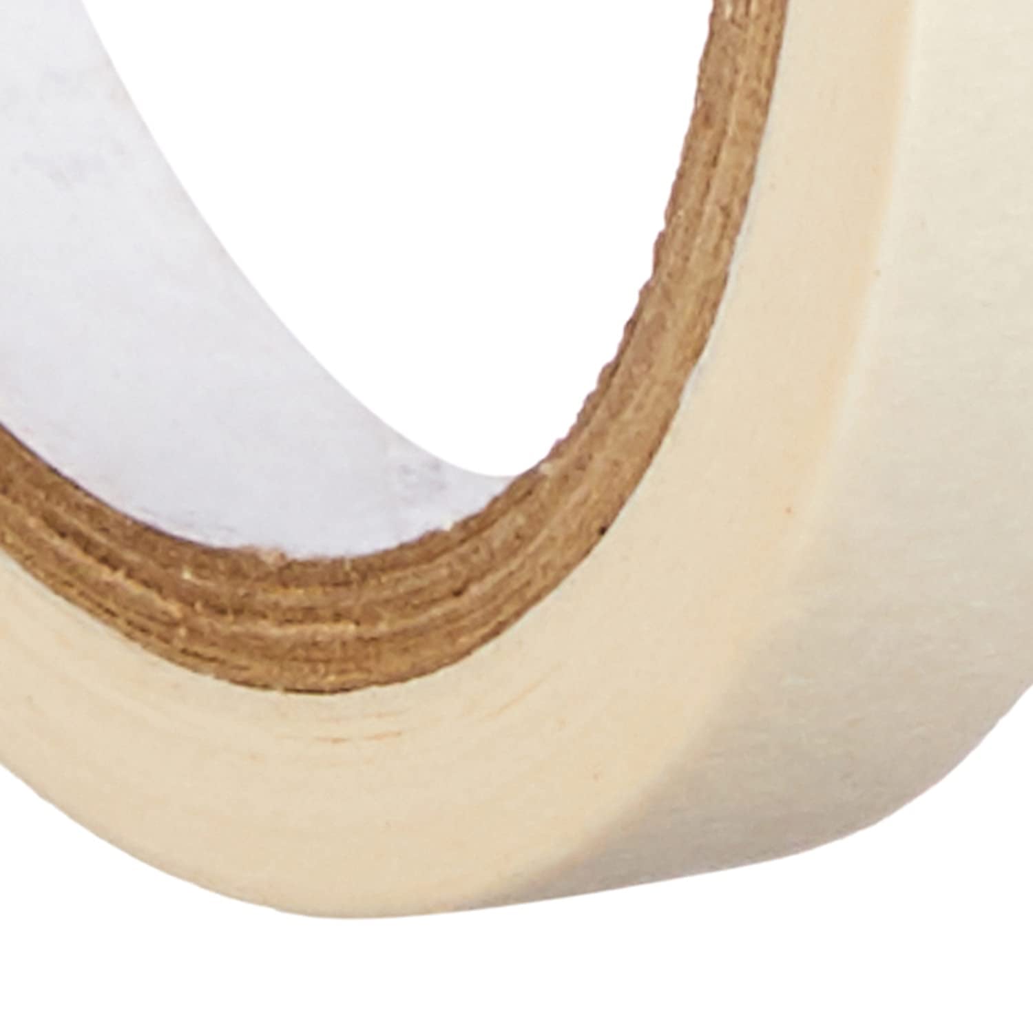 TRENDIKRAFT Masking Paper Tape 12 mm x 20 mtrs Pack of 1 Roll Best for Carpenter Medical Doctors Plumbers Painters, Wall Safe Labelling Drawing Plasters Tape for DIY Craft Painting on Canvas, 1/2 inch