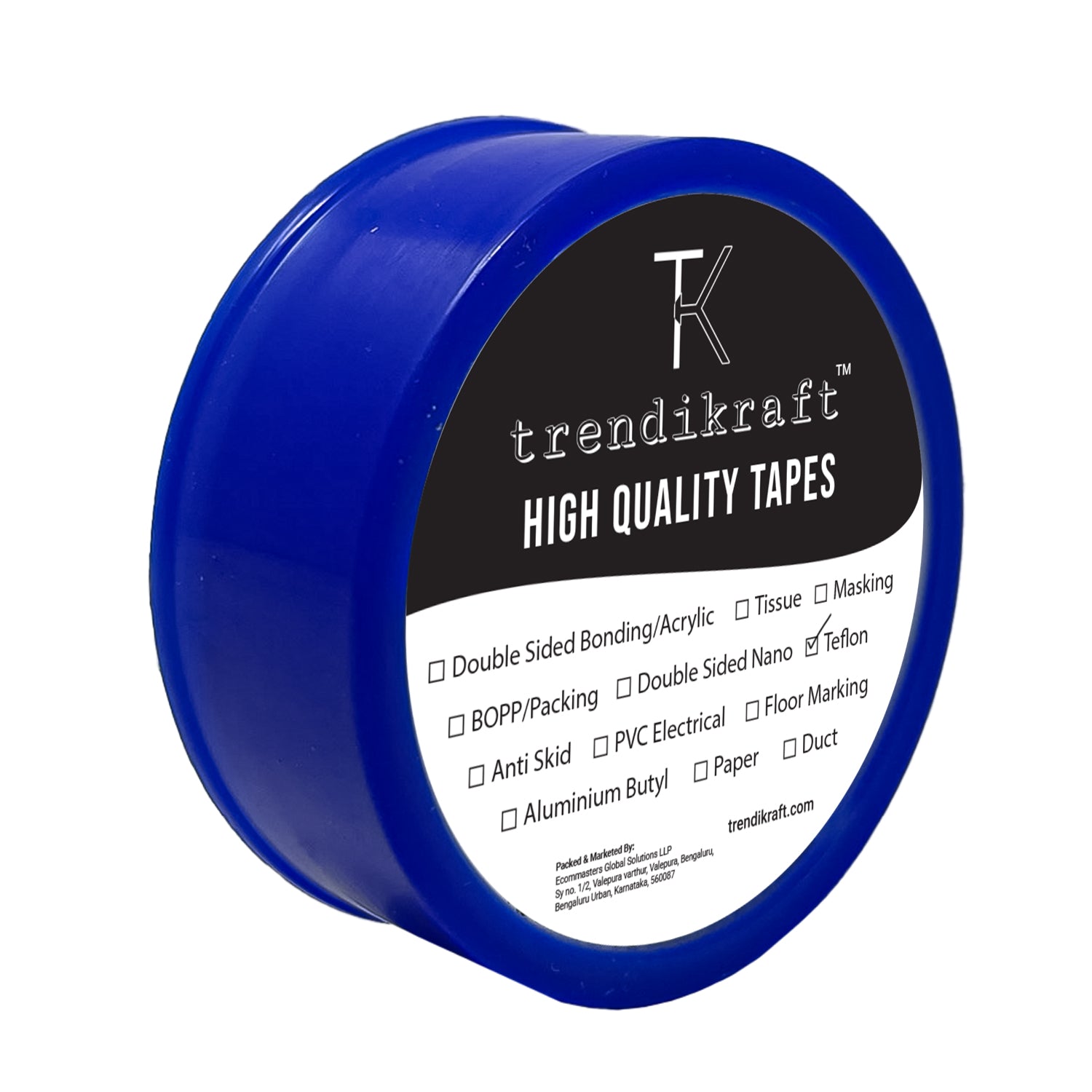 TRENDIKRAFT 12mm x 10 meters Pack of 1 Teflon Thread Sealing Tape for Plumbing Water Tap & Pipe Fittings RO Tap Suitable for Plumbers & Home Use