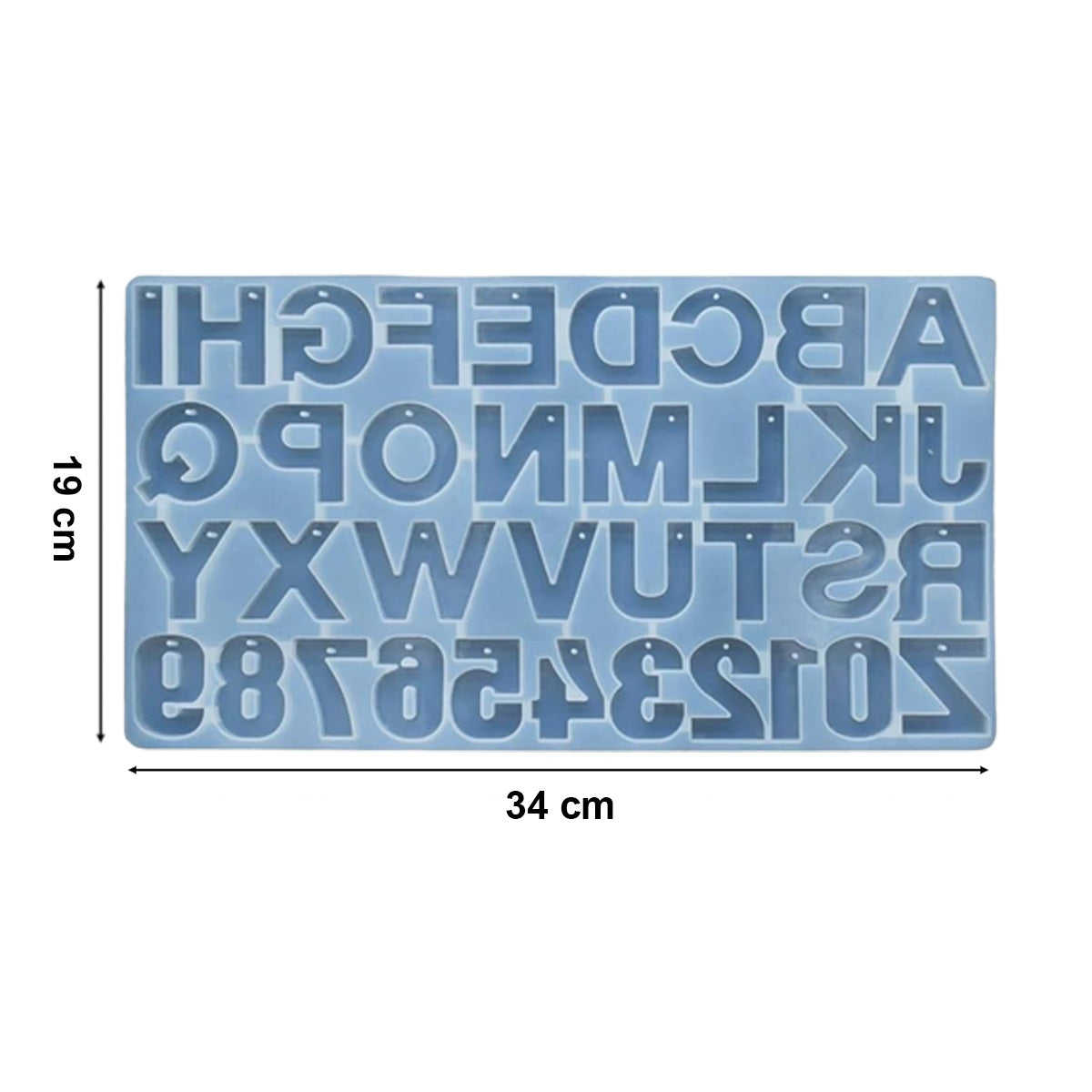 TRENDIKRAFT Alphabet Charm Resin Art Kit