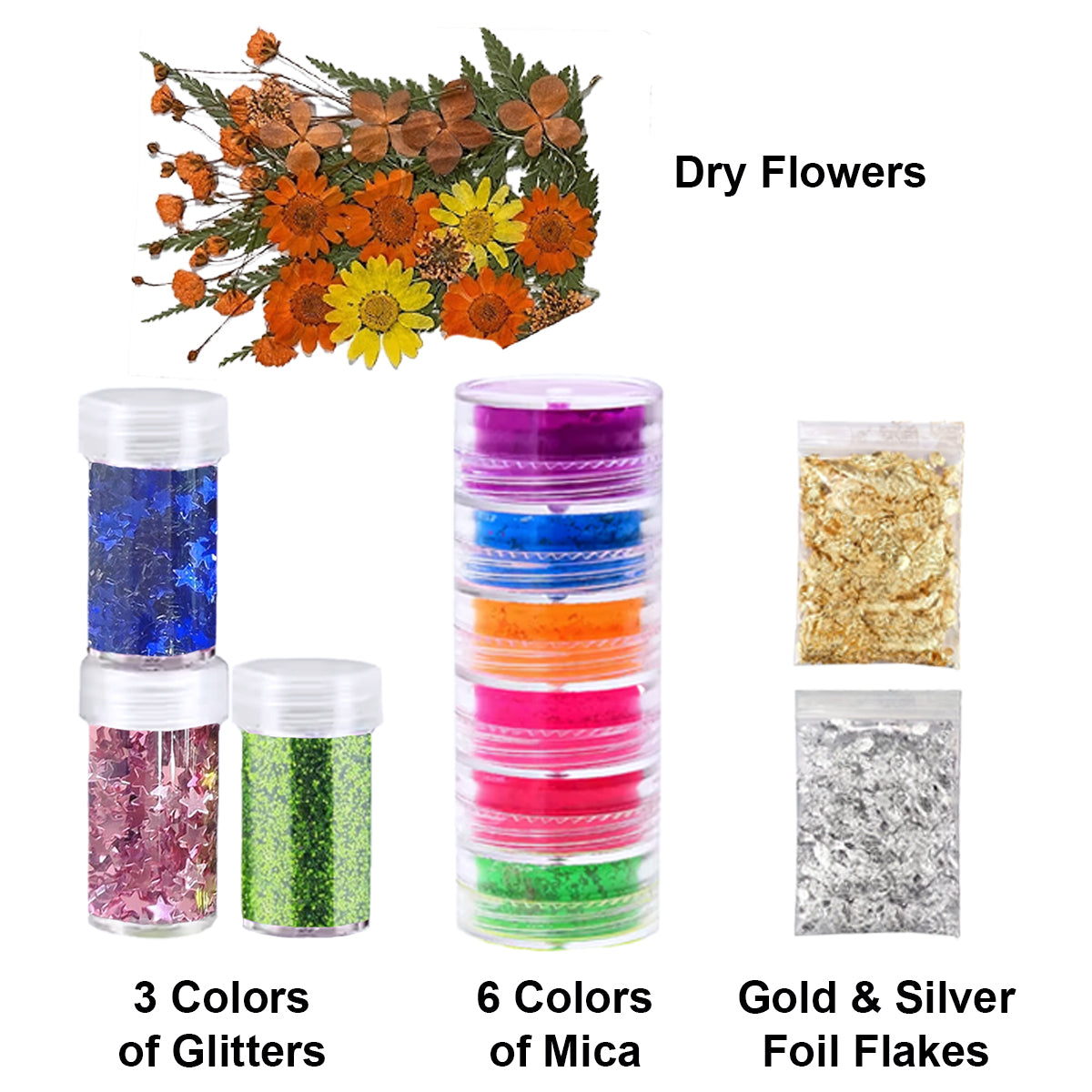 TRENDIKRAFT Twin Coaster Resin Art Kit